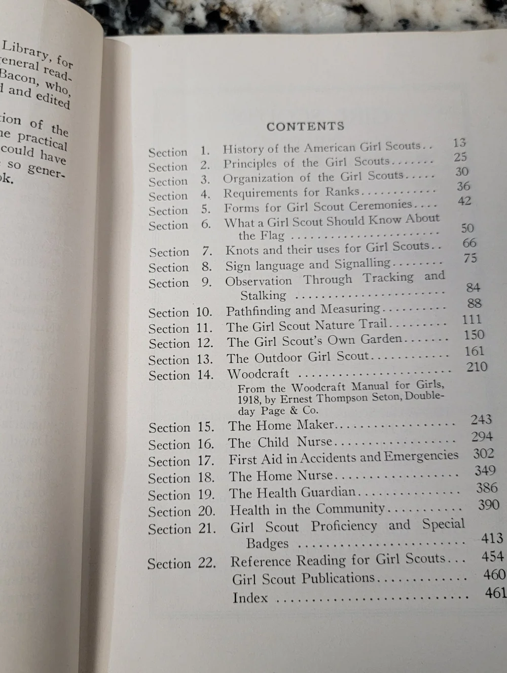 Vintage Girl Scout Hardback Handbook Copyright 1920 Revised Edition 1929 NYC